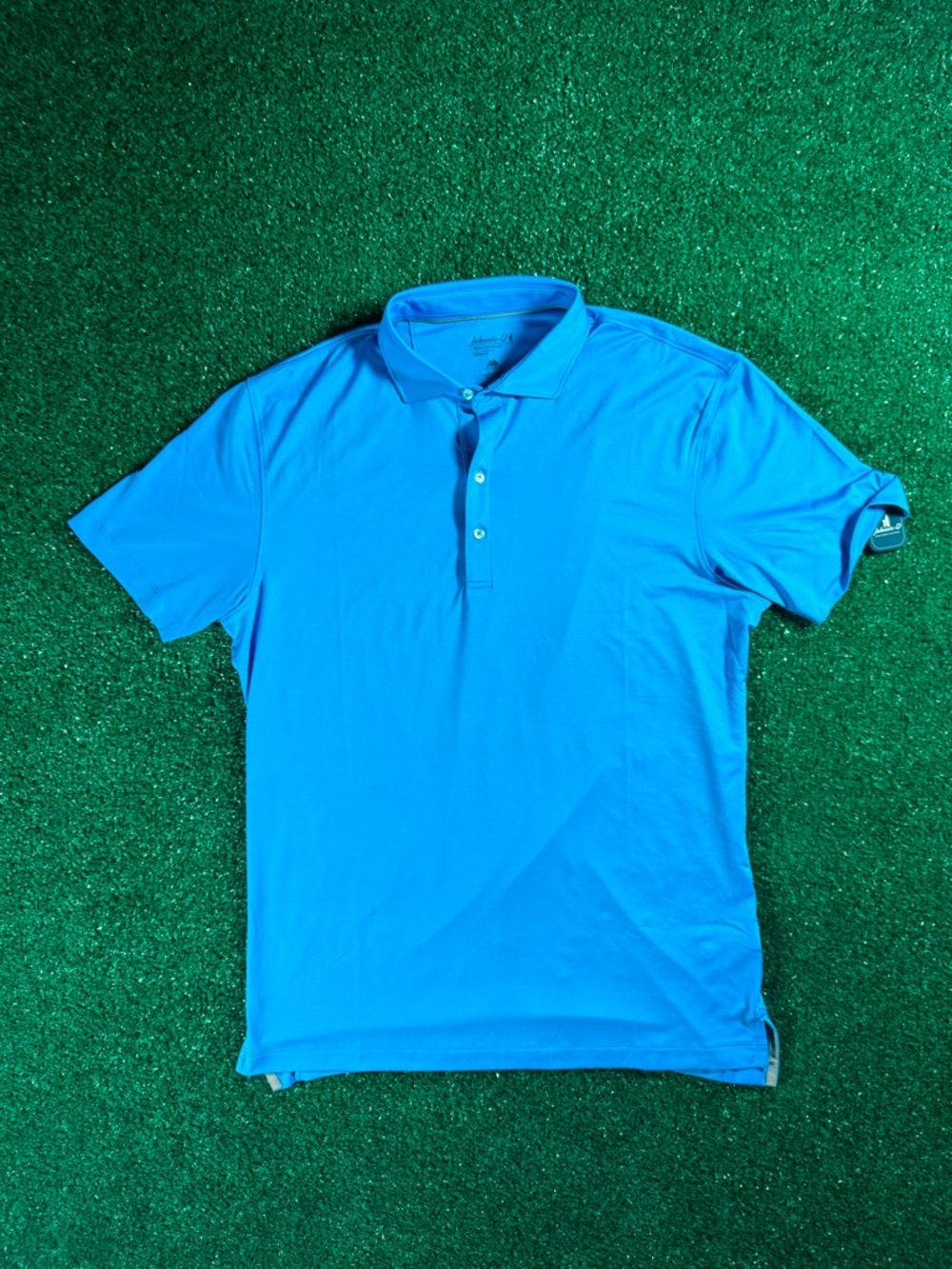 johnnie-O Birdie Short-Sleeve Blue Polo